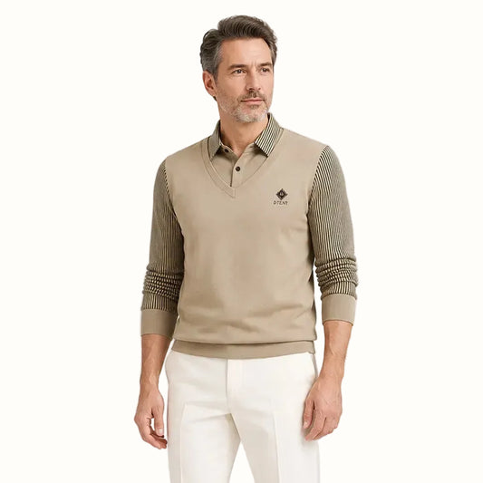 👔🔥【M-4XL】Nova muška polo majica za srednju i stariju dob, zimska, plus size, s ovratnikom i podstavom od flisa